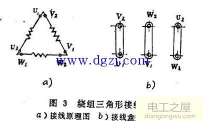 三相異步電動機兩種接線方法圖解