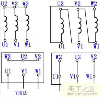 電機星三角接線方法及星三角啟動的電路原理圖