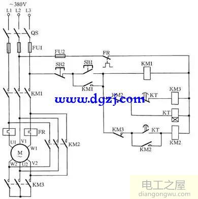 電機降壓啟動接線圖及電機降壓啟動接線方法