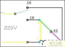 如何讓交流電機(jī)反轉(zhuǎn)(單相電動(dòng)機(jī)正反轉(zhuǎn)接線圖)